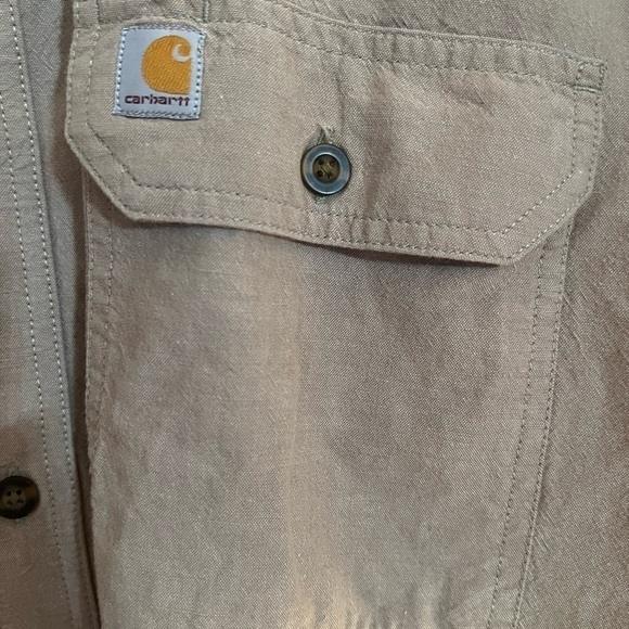 CARHARTT original fit Mens size XL button down casual shirt - Picture 5 of 10